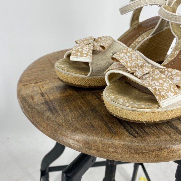 Sperry top-sider | Canvas Ribbon Bow Wedges 7 - Picture 6 of 10